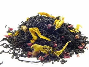 100g Cranberry Pfirsich, Schwarztee aromatisiert loser Tee - Bild 1 von 1