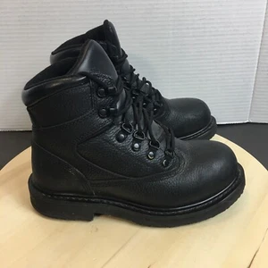WORX by Red Wing Boots size 6M black STEEL TOE ASTM 2413-11 - Picture 1 of 10