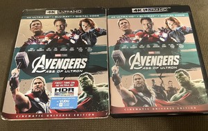 Avengers: Age of Ultron (4K UHD, 2015) OOP Slipcover Included - Ships In Box