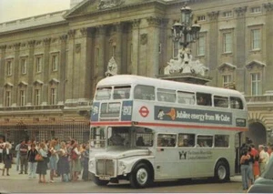 Bus Postkarte Routemaster RM1902 ALD902B Silber Jubiläum Lackierung Buckingham Palace - Bild 1 von 1