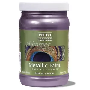 Modern Masters Shimmer Satin Lilac Metallic Paint 1 qt (Pack of 4) - Picture 1 of 1