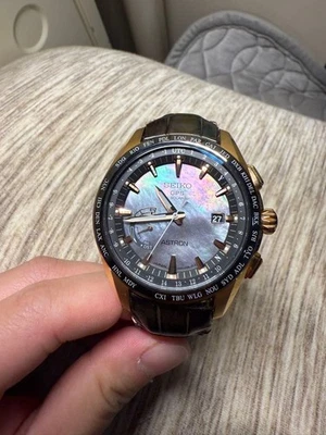 Reloj radio solar para hombre Seiko Astron Novak Djokovic SBXB105 titanio cerámica Foto 1 de 4