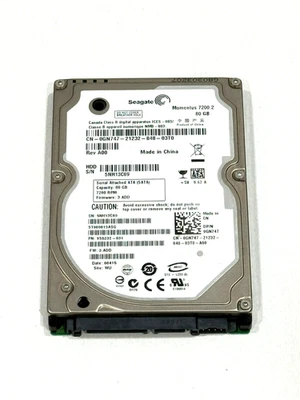 SEAGATE 9S5232-031 LAPTOP/NOTEBOOK HARD DRIVE MOMENTUS 7200.2 ST980813ASG 80 GB - Image 1 of 4