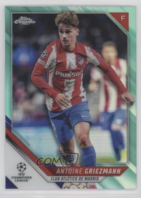 2021-22 Topps Chrome UCL Aqua Refractor /199 Antoine Griezmann #171 - Image 1 of 2