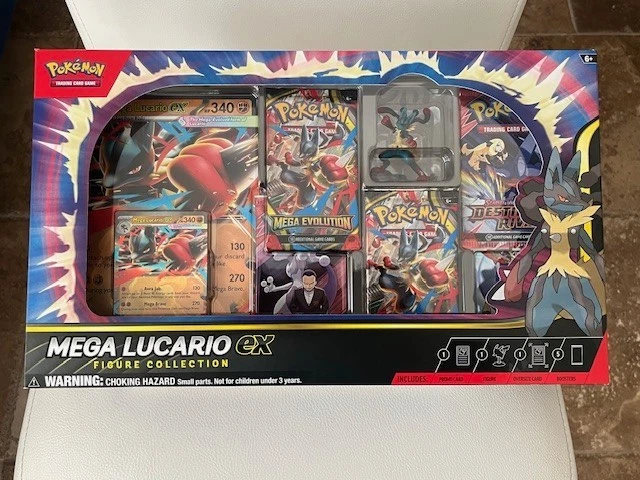 Pokemon TCG Mega Lucario ex Premium Figure Collection Box Factory