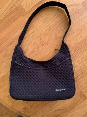 Bella Taylor Blakey - Bolso de Hombro Hobo para Mujer - Acolchado Negro Foto 1 de 4