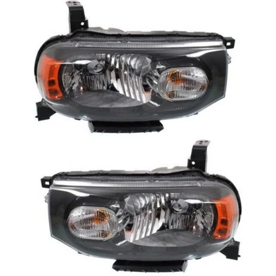 Headlight Set For 2009-2014 Nissan Cube Wagon Left and Right With Bulb 2Pc Foto 1 de 4