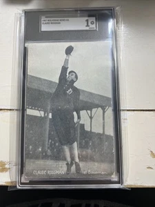 1907 Wolverine News Claude Rossman Detroit SGC Graded 1 Post Card Tigers - Picture 1 of 10