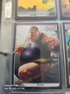 Marvel Platinum Trading Card Viola Rainbow Blob - Foto 1 di 1