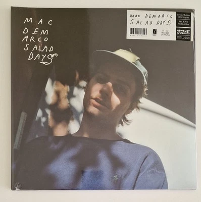 Mac DeMarco Salad Days LP Red & Pink Marble Newbury Comics Limited Release RARE - Image 1 of 4