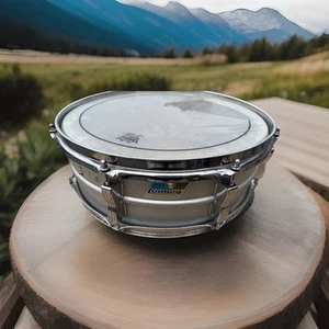 Acrolite Early 70’s 7 Lug Ludwig Snare Drum 14”x5 - Picture 1 of 24