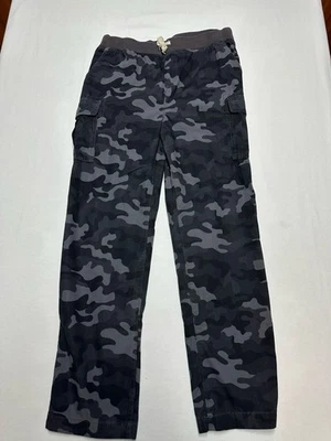 Pantalones Lands End Camuflados Grandes 14-16 H Husky Ajustable Cordón Cintura Elástica Foto 1 de 4