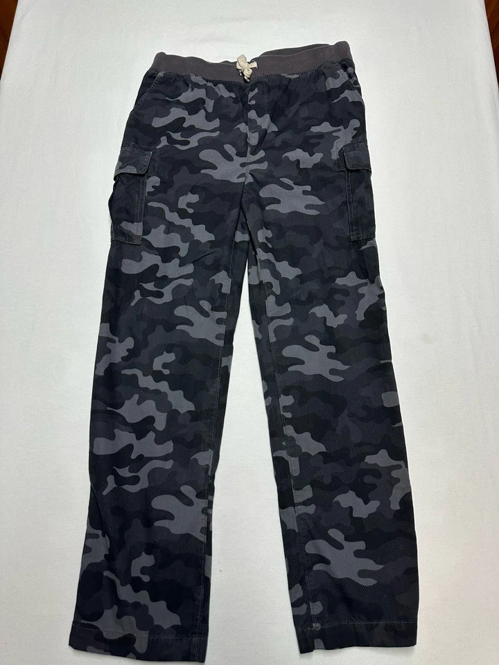 Pantalones Lands End Camuflados Grandes 14-16 H Husky Ajustable Cordón Cintura Elástica Foto 1 de 4