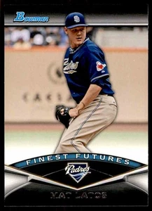 2011 Bowman Finest Futures Mat Latos San Diego Padres #FF20 - Picture 1 of 2