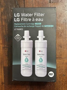 LG LT700P2 Refrigerator Water Filter ADQ360061 – Genuine OEM – Set of 2 - Picture 1 of 4