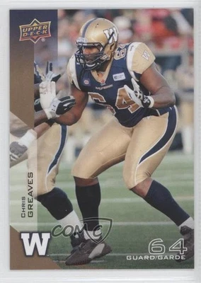 2014 Upper Deck CFL Chris Greaves #91 - Image 1 of 2