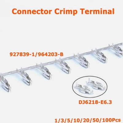 DJ6218-E6.3 927839-1/964203-B Connector Crimp Terminal for Vehicle Car Fuse Box - Image 1 of 4