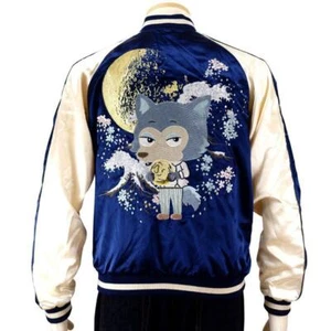 Giacca souvenir reversibile ricamo luna e legohi BEASTARS Sukajan Giappone - Foto 1 di 11
