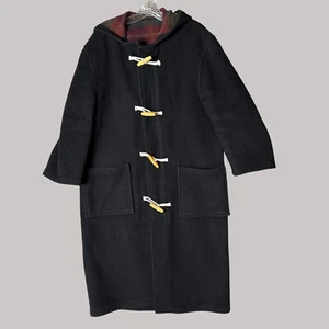 Cappotto vintage Orvis Duffle lana cashmere donna medio gotico vamp vintage - Foto 1 di 17