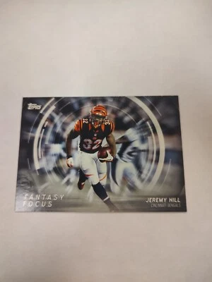 2015 Topps Football Fantasy Focus #FF JH Jeremy Hill Cincinnati Bengals (PWE)(03 - Image 1 of 2