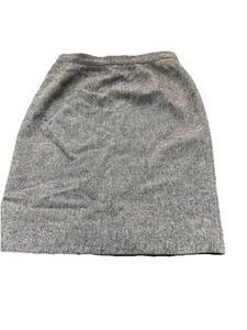 Damen Rock - braun gemustert Wollmischung komplett gefüttert knielang - Bild 1 von 9