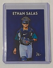 Ethan Salas Artist Signed San Antonio Missions Minor League Rookie Card 1/10