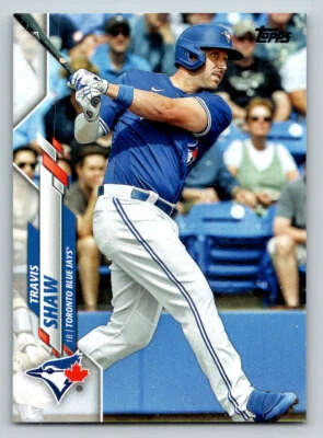 2020 Topps Update Advanced Stats #U170 Travis Shaw /300 (ref 203591) - Image 1 of 2