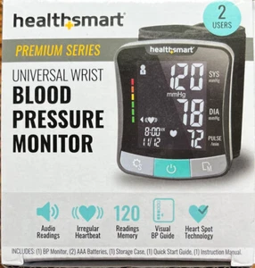 Healthsmart LCD Handgelenk Blutdruckmessgerät Premium Series #200 - Bild 1 von 4