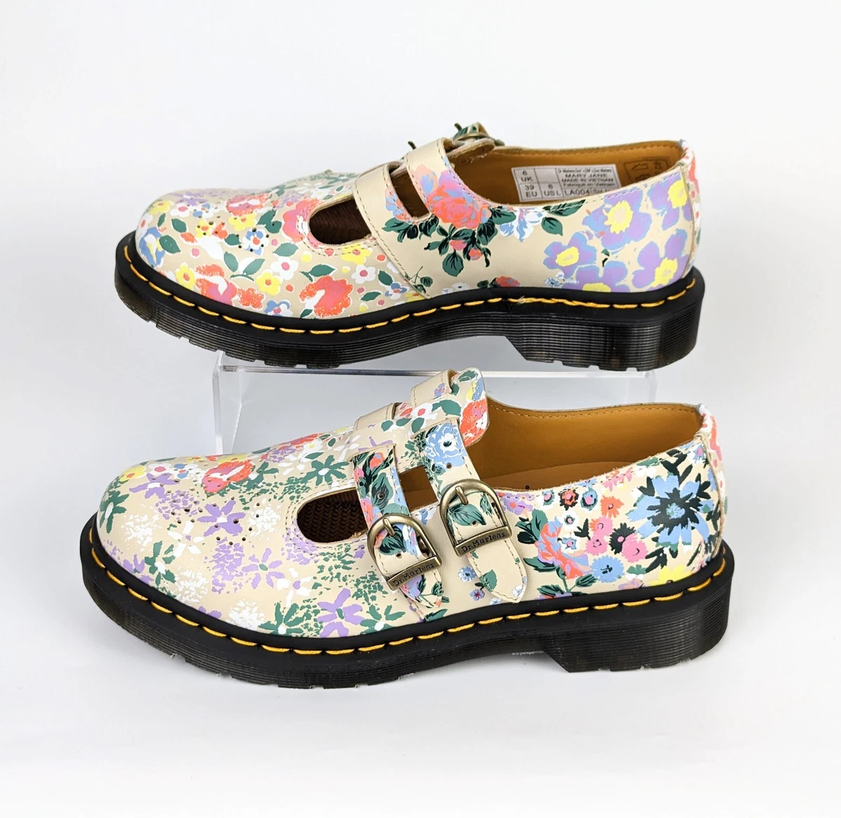Dr. Martens Mary Jane Floral Women's Leather Upper for sale | eBay