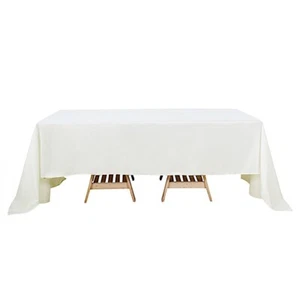 24 pcs 60x126 RECTANGLE POLYESTER TABLECLOTHS Wedding Party Reception WHOLESALE - Picture 1 of 8