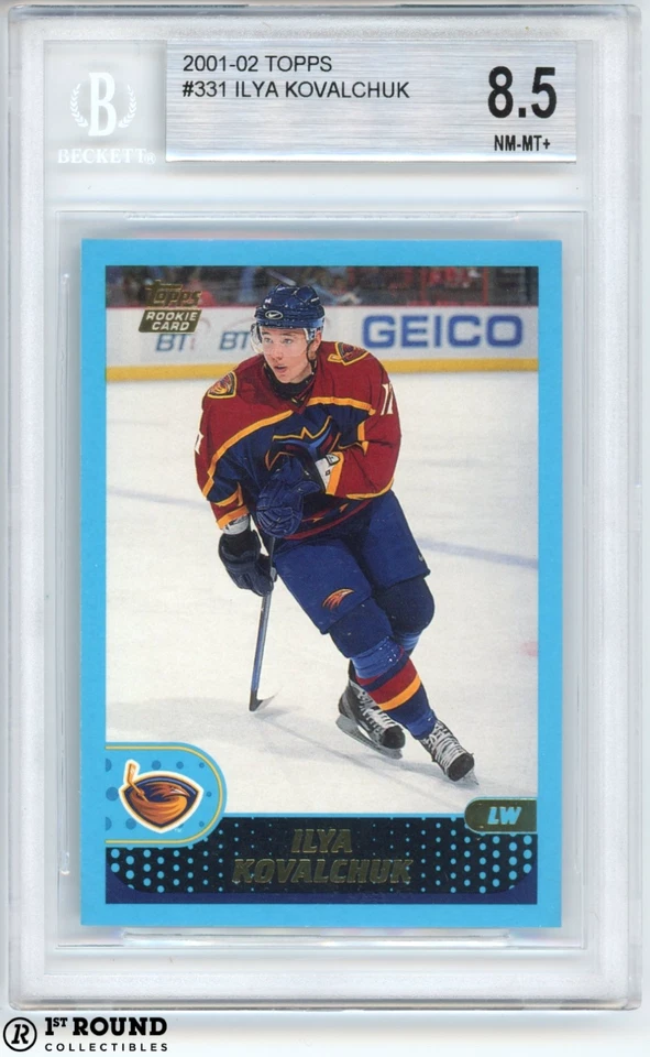 Ilya Kovalchuk RC BGS 8.5: 2001-02 Topps Rookie Card - Image 1 of 3