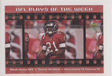 2000 Upper Deck Collectibles Plays of the Week Jumbos Donnie Abraham