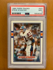 1989 TOPPS TRADED Steve Atwater #52T Denver Broncos Rookie PSA 9