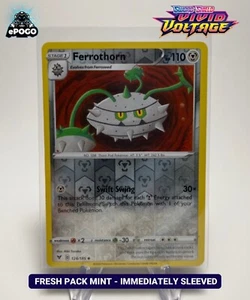 Ferrothorn 124/185 Reverse Holo Pokémon Vivid Voltage Card MINT SHIPPED TODAY - Picture 1 of 2