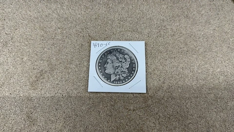 1890-CC Morgan Silver Dollar - Good Condition - Carson City Mint Cover