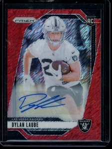 2024 Prizm Dylan Laube Red Shimmer Auto RC /35 #330 - Picture 1 of 2