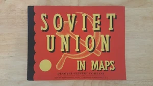 Vintage Soviet Union in Maps - Atlas - 1961 - Harold Fullard - Picture 1 of 5