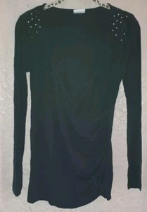 ml Mama Licious 💗 Longshirt Sweatshirt Langarmpullover 💗 Gr. S ; 36 💗 Schwarz - Bild 1 von 5