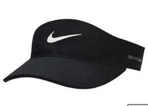 Nike Dri-fit ADV Ace Swoosh Visor Black L/XL  - Picture 1 of 7