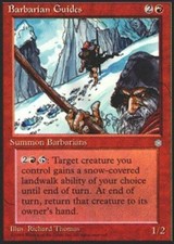4x Barbarian Guides MTG Ice Age NM Magic Regular