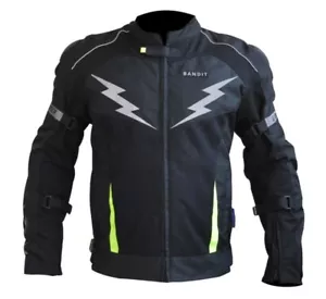 Giacca gobba Lone Ranger Bandit nero/verde fluo 600D tessuto poliestere rivestito in PU - Foto 1 di 5