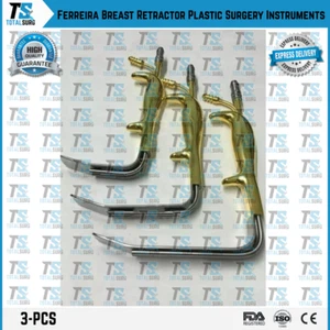 Ferreira Brustretraktor Plastische Chirurgie Instrumente 3 Stück Beste Qualität - Bild 1 von 3