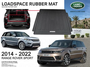 OEM LAND ROVER LOAD SPACER RUBBER FLOOR MAT RANGE SPORT 2014-2022 - Picture 1 of 3