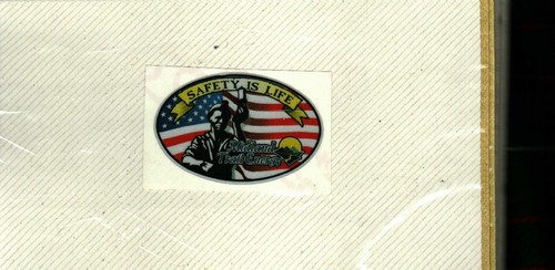 MIDLAND TRAIL MINER AMERICAN FLAG SAFETY IS LIFE COAL MINING STICKER ...
