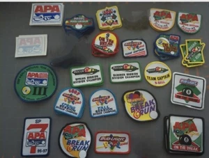 Lote De Colección De 41 Parches De Billar APA + Calcomanías - Imagen 1 de 1