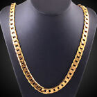 Men Women Fashion Luxury Necklace Curb Cuban Link Gold Necklace Jewelry Chain