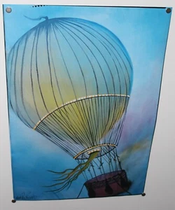 William Verdult Hot Air Balloon Lithograph A/P Artist Proof Signed 22x15 - Picture 1 of 4
