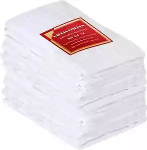 Flour Sack Tea Towels, 28" x 28" Ring Spun 100% Cotton Utopia Kitchen - Picture 1 of 41
