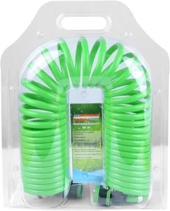 BRÜDER MANNESMANN Spiral-Gartenschlauch 10 m grün M60311 - Bild 1 von 1