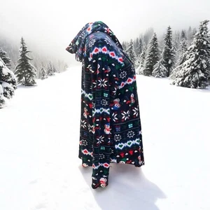 No Boundaries Womens Snowman Hoodie Sweatshirt Junior Size XL 15-17 - Picture 1 of 16